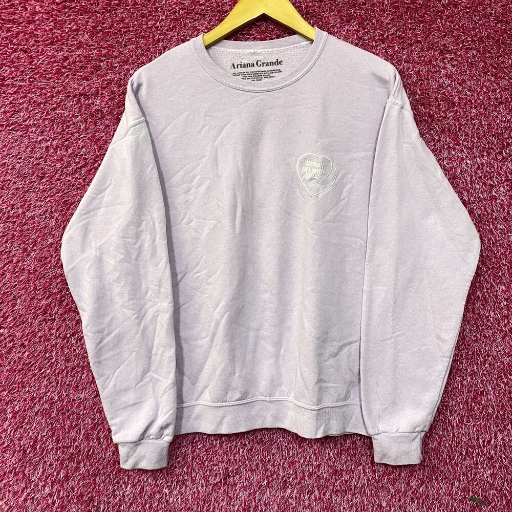 Ariana Grande Break Up With Your Girlfriend Sweetener World Tour Sweatshirt Medi